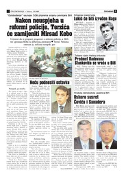 Nakon neuspjeha u reformi policije, Terzića će zamijeniti Mirsad Kebo
