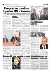 Beograd ne zanima trgovina RS Kosovo