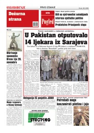 U Pakistan otputovalo 14 ljekara iz Sarajeva