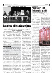 Sarajevo nije zaboravljeno