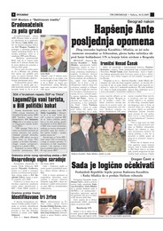 Hapšenje Ante Gotovine primjer ili  posljednja opomena