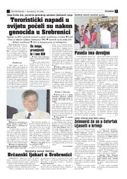 Teroristički napadi u svijetu počeli su nakon genocida u Srebrenici