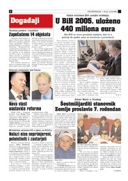 U BiH 2005. uloženo 440 miliona eura