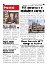 BiH pregovara o aneksima ugovora