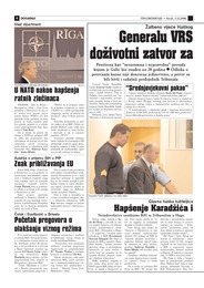 Hapšenje Karadžića i Mladića i dalje obaveza BiH