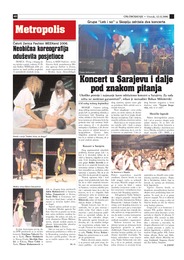 Koncert u Sarajevu i dalje pod znakom pitanja