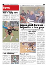 Gradski rivali Sarajevo i Željezničar u istoj grupi
