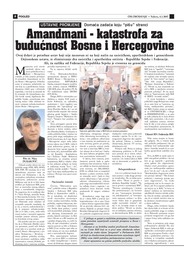 Amandmani katastrofa za budućnost Bosne i Hercegovine