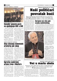 Sanader ponovio poziv na ujedinjenje HDZ u BiH