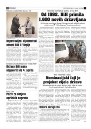 Od 1992. BiH primila 1.600 novih državljana