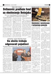 Svilanović predlaže fond za obeštećenje Bošnjaka