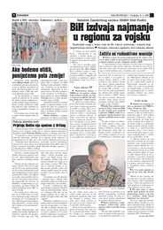 BiH izdvaja najmanje u regionu za vojsku