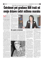 Četrdeset pet građana BiH traži od svoje države četiri miliona maraka