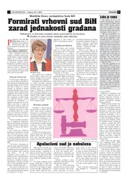 Formirati vrhovni sud BiH zarad jednakosti građana