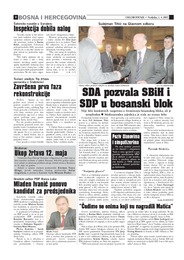 SDA pozvala SBiH i SDP u bosanski blok