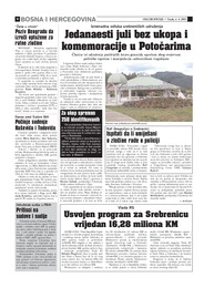 Jedanaesti juli bez ukopa i komemoracije u Potočarima