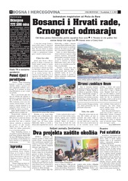 Bosanci i Hrvati rade,Crnogorci odmaraju