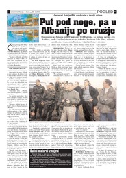 Put pod noge, pa u Albaniju po oružje