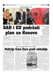 SAD i EU podržali plan za Kosovo