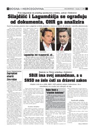 Silajdžić i Lagumdžija se ograđuju od dokumenta, OHR ga analizira
