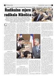 Radikalne mjere radikala Nikolića