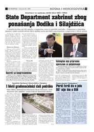 State Department zabrinut zbog ponašanja Dodika i Silajdžića
