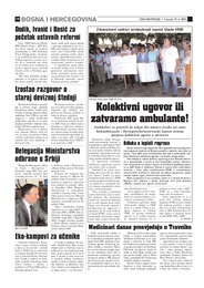 Medicinari danas prosvjeduju u Travniku
