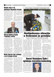 Bezbjednosna situacija u Srebrenici je povoljna