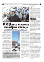 U Miljkovcu otvorena obnovljena džamija