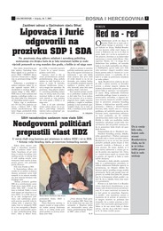 Lipovača i Jurić  odgovorili na  prozivku SDP i SDA