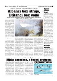 Albanci bez struje, Britanci bez vode