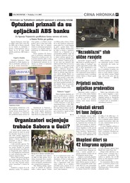 Optuženi priznali da su opljačkali ABS banku