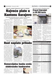Najveće plate u  Kantonu Sarajevo