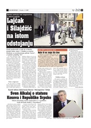 Sven Alkalaj o statusu Kosova i Republike Srpske