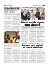 Večeras dodjela nagrade ”Meša Selimović”