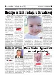 Rodilje iz BiH rađaju u Hrvatskoj