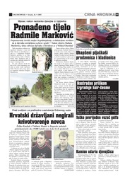 Pronađeno tijelo  Radmile Marković