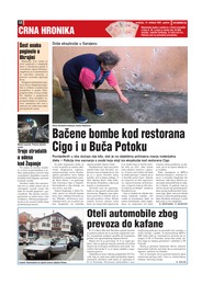 Bačene bombe kod restorana Cigo i u Buča Potoku