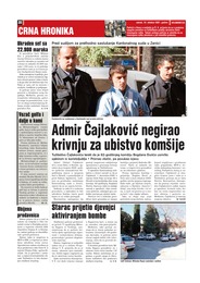 Admir Čajlaković negirao krivnju za ubistvo komšije