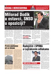 Milorad Dodik u ostavci, SNSD u opoziciji?
