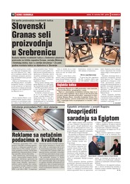 Slovenski Granas seli proizvodnju u Srebrenicu