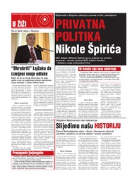 Privatna politika  Nikole Špirića