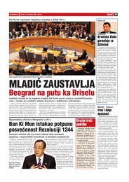 Mladić zaustavlja Beograd na putu ka Briselu