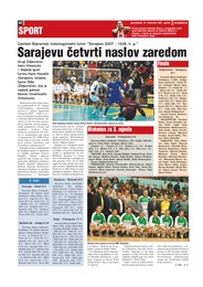 Sarajevu četvrti naslov zaredom