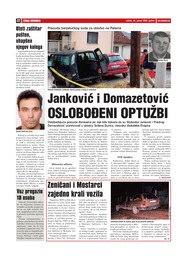 Janković i Domazetović  OSLOBOĐENI OPTUŽBI