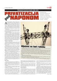 Privatizacija pod naponom