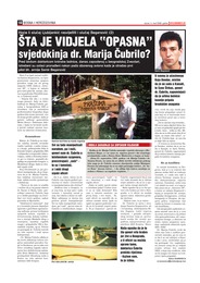 Šta je vidjela “opasna” svjedokinja dr. Marija Čubrilo?