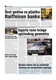 Šest godina za pljačku Raiffeisen banke