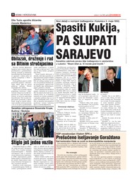 Spasiti Kukija,  pa slupati  Sarajevo
