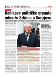 Dodikove političke granate odmažu Srbima u Sarajevu